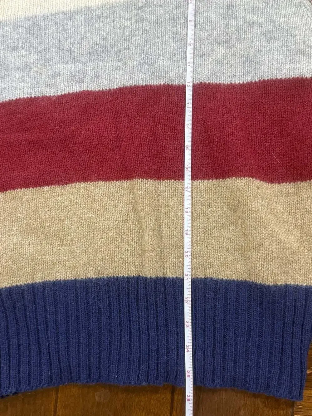 Vintage Woodward & Lothrop 100% Wool Striped Sweater Men’s L Crewneck USA